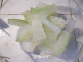 豆豉拌冬瓜的做法步骤：4