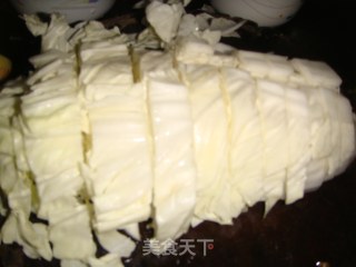 腊肠粉丝白菜煲的做法步骤：4