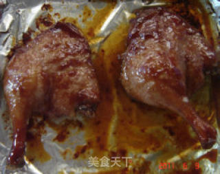 海鲜酱烤鸭腿的做法步骤：8