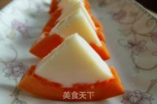 木瓜牛奶冻的做法步骤：6