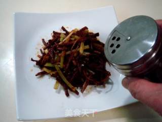 干煸牛肉丝的做法步骤：15