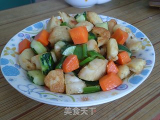 百味炒花卷的做法步骤：4