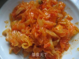 泡菜苦瓜的做法步骤：2