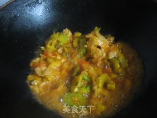 泡菜苦瓜的做法步骤：4