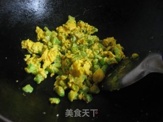 苦瓜炒鸡蛋的做法步骤：5