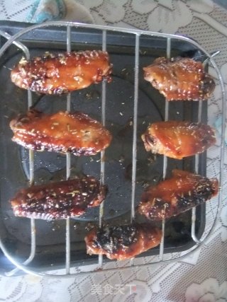 烤鸡翅~的做法步骤：3