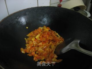 泡菜年糕的做法步骤：2