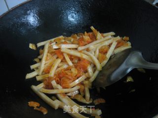 泡菜年糕的做法步骤：4