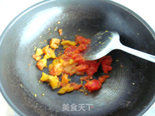 番茄肉丸汤的做法步骤：3