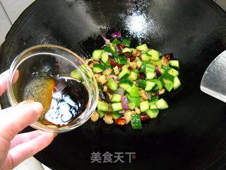 【川菜】颠覆经典--家庭版宫爆素丁的做法步骤：12