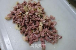 韭菜咸肉炒饭的做法步骤：4