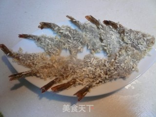 炸虾排的做法步骤：4