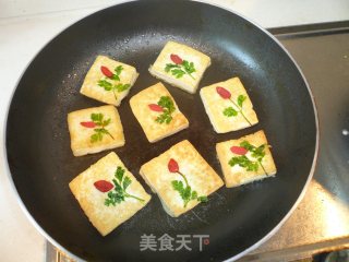 香煎豆腐的做法步骤：3