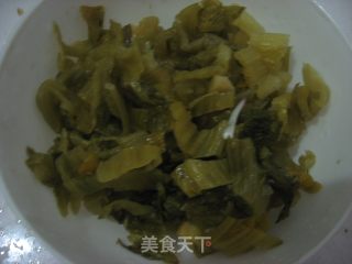 咸菜素鸡的做法步骤：2
