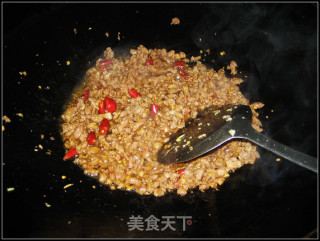 泡豇豆炒肉末的做法步骤：6