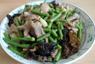 豆角炒肉片的做法步骤：6