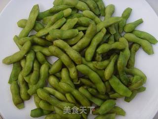 【川菜】：盐水毛豆的做法步骤：2