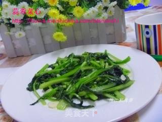 【家庭快手小炒】蒜蓉菜心的做法步骤：6