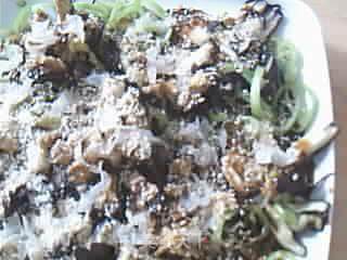 鱼香菊花茄子的做法步骤：13