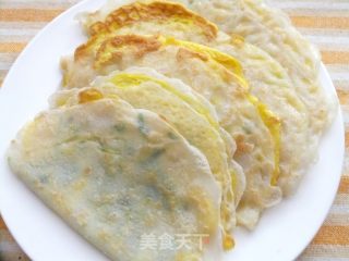葱香鸡蛋饼的做法步骤：7