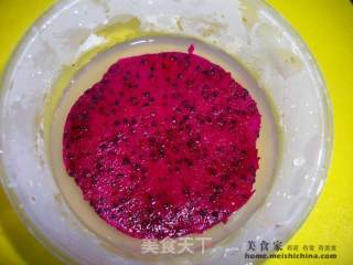 清凉系列~炎热天气解暑甜品@@冰凉火龙果果冻的做法步骤：6