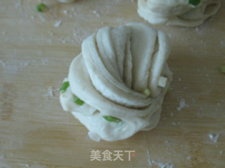 葱香花卷的做法步骤：7