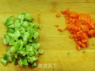 酱牛肉炒饭的做法步骤：5