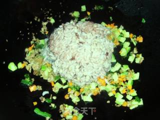 酱牛肉炒饭的做法步骤：10