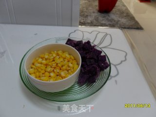 椰香粗粮西米捞的做法步骤：2