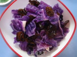 【川菜】川味紫甘蓝的做法步骤：5