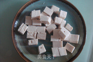 荔枝烩豆腐的做法步骤：2
