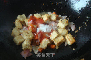 荔枝烩豆腐的做法步骤：8