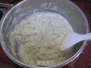 豆渣黄瓜丝饼的做法步骤：5