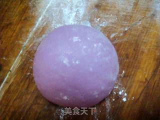 紫薯发面饼的做法步骤：6
