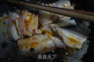 青椒回锅肉的做法步骤：5