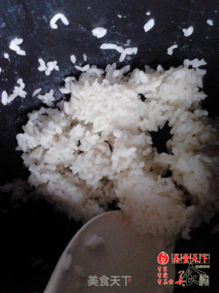 火腿炒饭的做法步骤：2