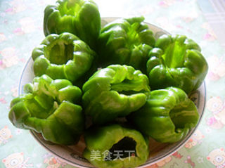 【川菜】不是很正宗的——虎皮青椒的做法步骤：2