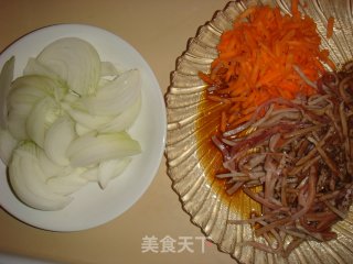 酸辣粉--边角料杂烩的做法步骤：2
