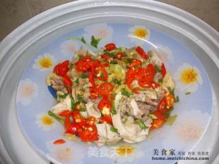 家常菜肴@@红椒蒸咸鸡的做法步骤：9
