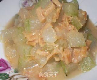 瑶柱焖冬瓜的做法步骤：8