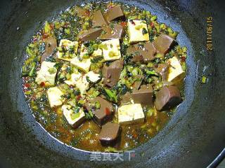 麻婆鸳鸯豆腐的做法步骤：4