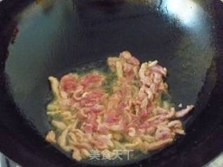 香芹炒肉丝的做法步骤：7