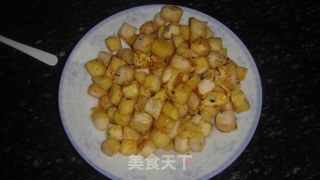 黄金炒馒头的做法步骤：3