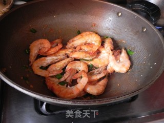 葱烧大虾的做法步骤：7