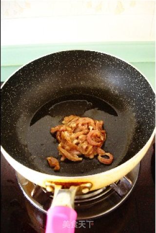 肉丝炒豇豆的做法步骤：5