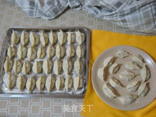 虾仁蛤喇肉韭菜饺子的做法步骤：6