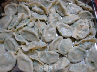 虾仁蛤喇肉韭菜饺子的做法步骤：7