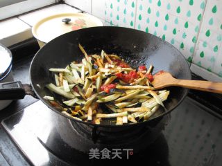 【鲁菜】西红柿炒茄子的做法步骤：7