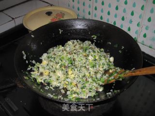 【鲁菜】腊肠炒米饭的做法步骤：11