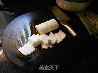 山药木耳炒肉的做法步骤：3